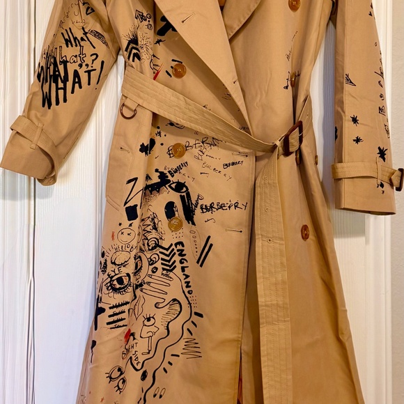 Burberry Graffiti Trench Coat - Picture 4 of 8